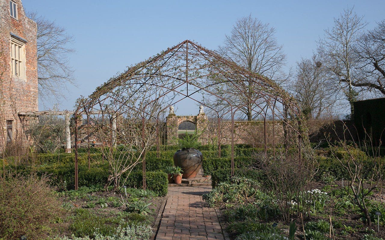 The White Garden at Sissinghurst Castle by Huw Morgan