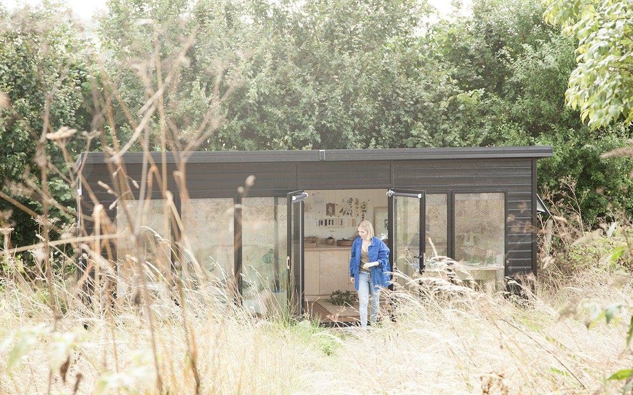Lucy Auge's Somerset studio. Photo: Huw Morgan